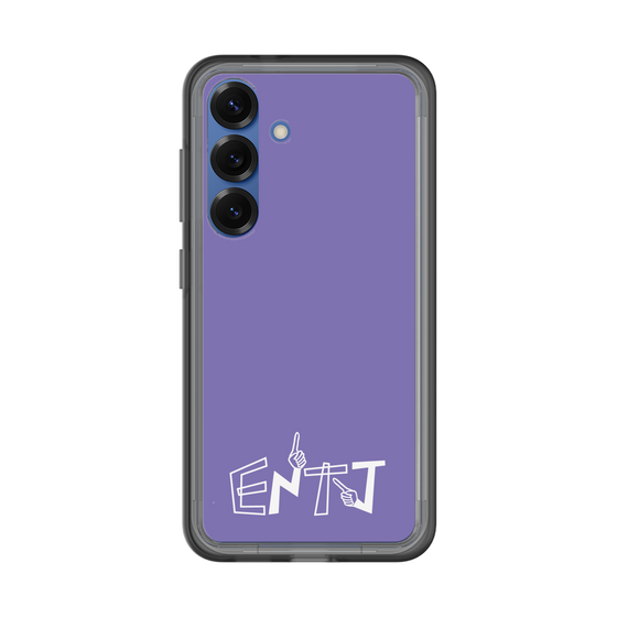 Slim Protection Premium Case［ Original - ENTJ Commander - Alphabet - Purple ］