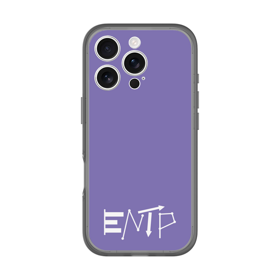 Slim Protection Premium Case［ オリジナル - ENTP 討論者 - アルファベット - Purple ］