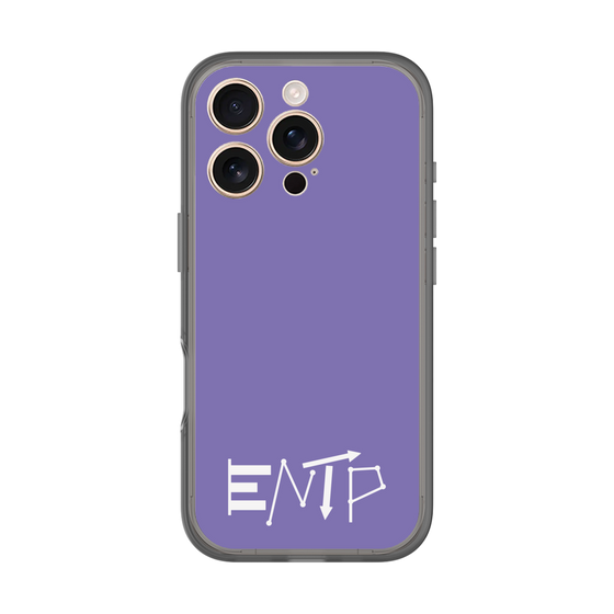 Slim Protection Premium Case［ オリジナル - ENTP 討論者 - アルファベット - Purple ］