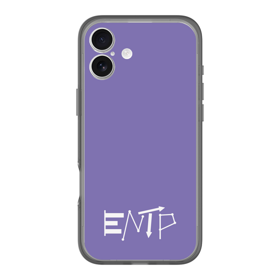 Slim Protection Premium Case［ オリジナル - ENTP 討論者 - アルファベット - Purple ］
