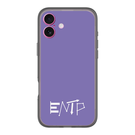 Slim Protection Premium Case［ オリジナル - ENTP 討論者 - アルファベット - Purple ］
