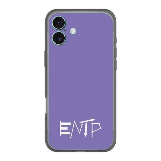 Slim Protection Premium Case［ オリジナル - ENTP 討論者 - アルファベット - Purple ］