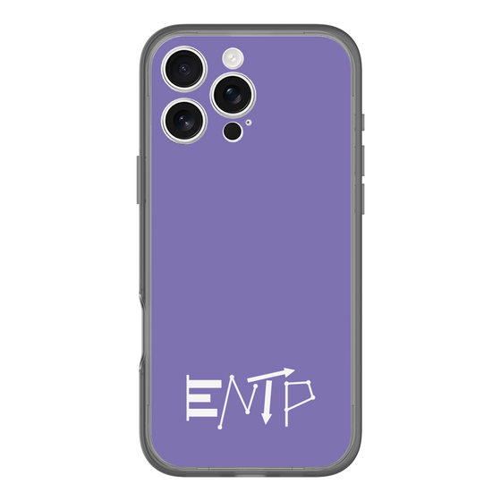 Slim Protection Premium Case［ オリジナル - ENTP 討論者 - アルファベット - Purple ］