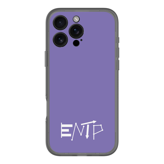 Slim Protection Premium Case［ オリジナル - ENTP 討論者 - アルファベット - Purple ］