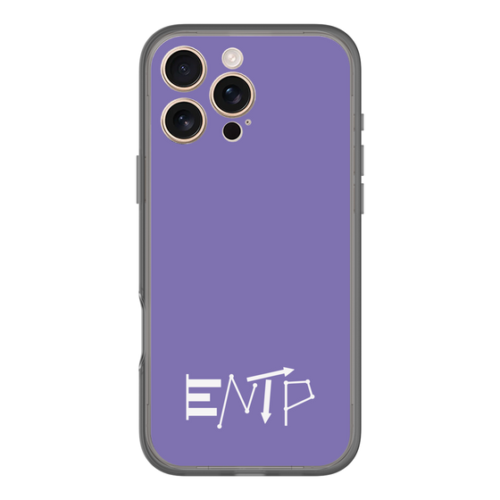 Slim Protection Premium Case［ オリジナル - ENTP 討論者 - アルファベット - Purple ］