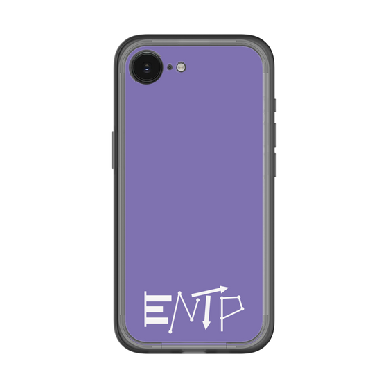 Slim Protection Premium Case［ Original - ENTP Debater - Alphabet - Purple ］