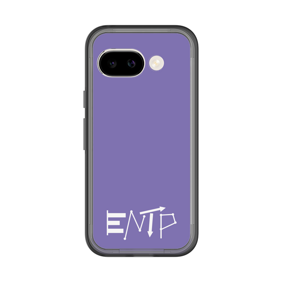 Slim Protection Premium Case［ Original - ENTP Debater - Alphabet - Purple ］