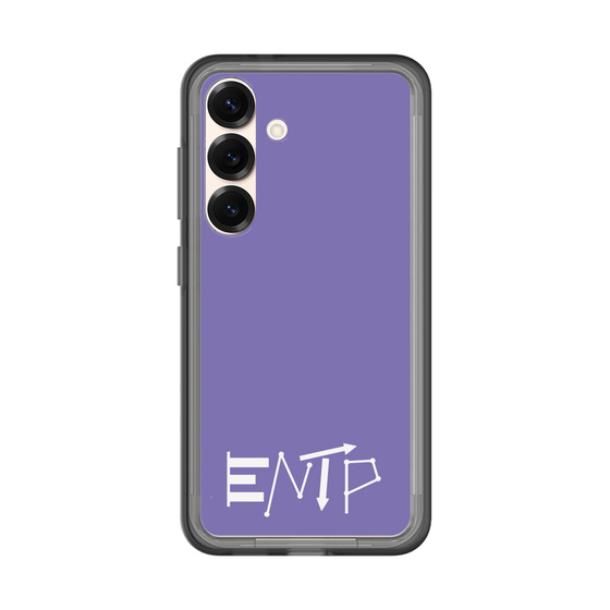 Slim Protection Premium Case［ Original - ENTP Debater - Alphabet - Purple ］
