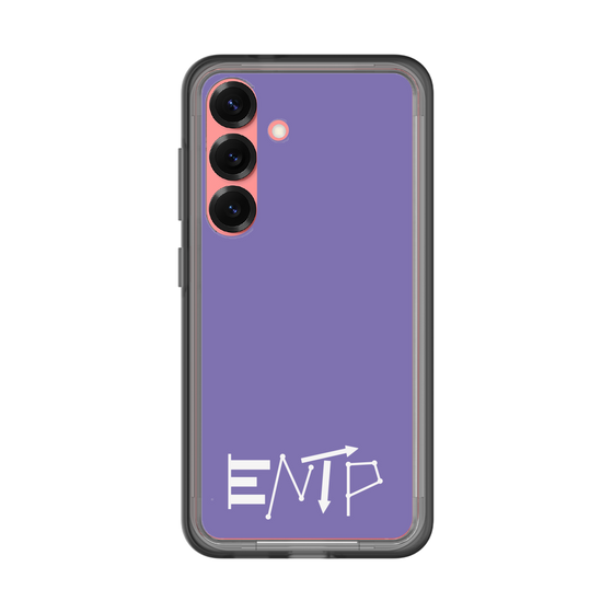 Slim Protection Premium Case［ Original - ENTP Debater - Alphabet - Purple ］