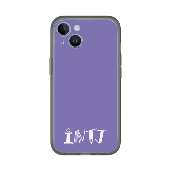 Slim Protection Premium Case［ オリジナル - INTJ 建築家 - アルファベット - Purple ］