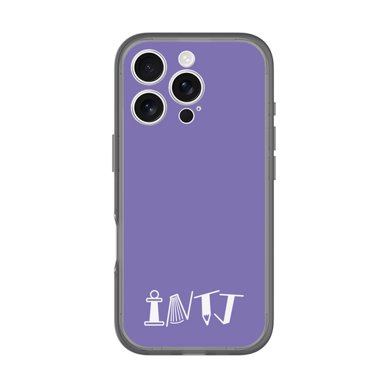Slim Protection Premium Case［ オリジナル - INTJ 建築家 - アルファベット - Purple ］