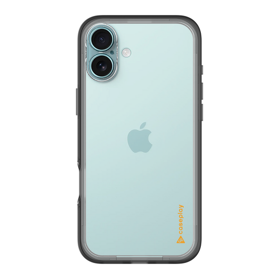 Slim Protection Premium Case［ オリジナル - caseplayロゴ - Orange/B ］