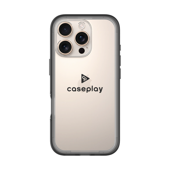 Slim Protection Premium Case［ オリジナル - caseplayロゴ - ブラック/D ］