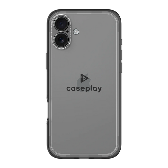 Slim Protection Premium Case［ オリジナル - caseplayロゴ - ブラック/D ］
