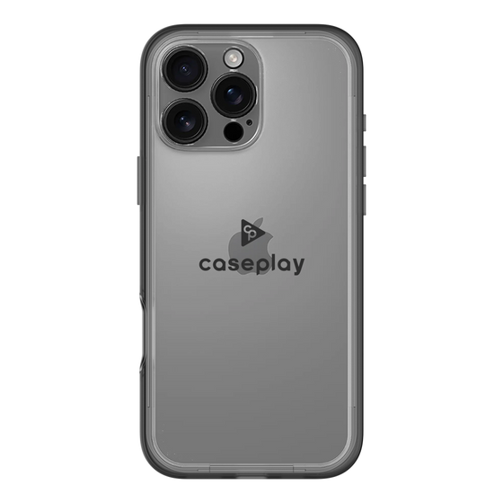 Slim Protection Premium Case［ オリジナル - caseplayロゴ - ブラック/D ］