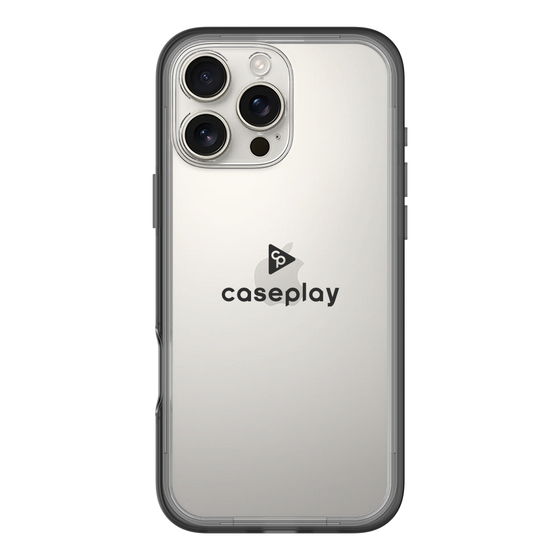 Slim Protection Premium Case［ オリジナル - caseplayロゴ - ブラック/D ］