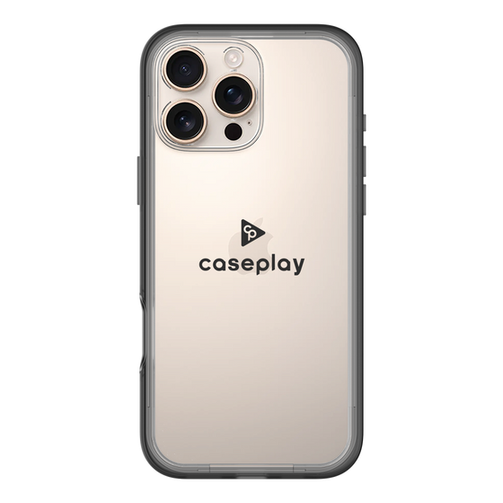 Slim Protection Premium Case［ オリジナル - caseplayロゴ - ブラック/D ］
