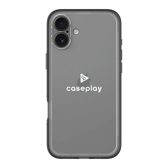Slim Protection Premium Case［ オリジナル - caseplayロゴ - ホワイト/D ］