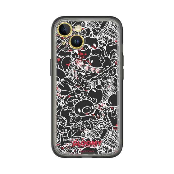 Slim Protection Premium Case［ Gloomy - Pattern - Black ］