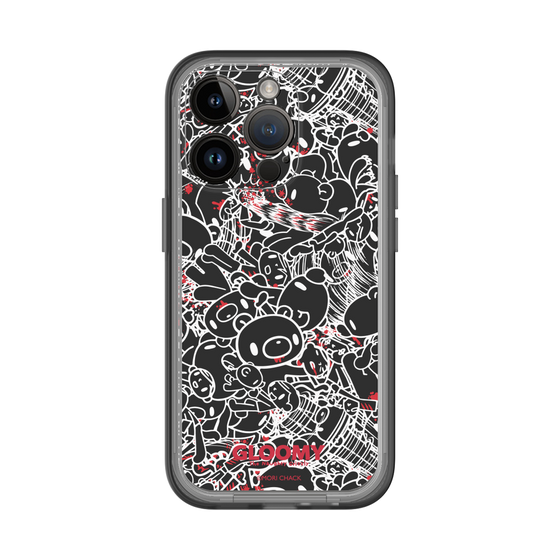 Slim Protection Premium Case［ Gloomy - Pattern - Black ］
