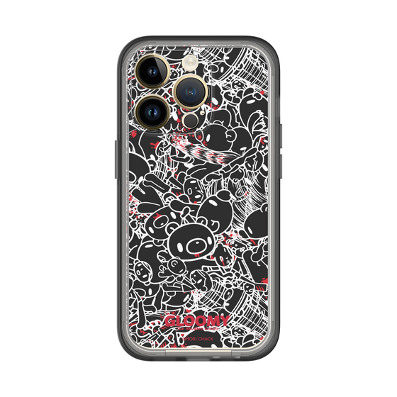 Slim Protection Premium Case［ Gloomy - Pattern - Black ］