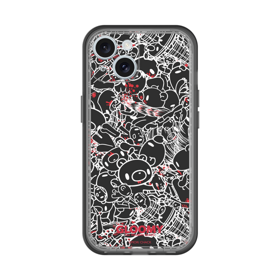 Slim Protection Premium Case［ Gloomy - Pattern - Black ］