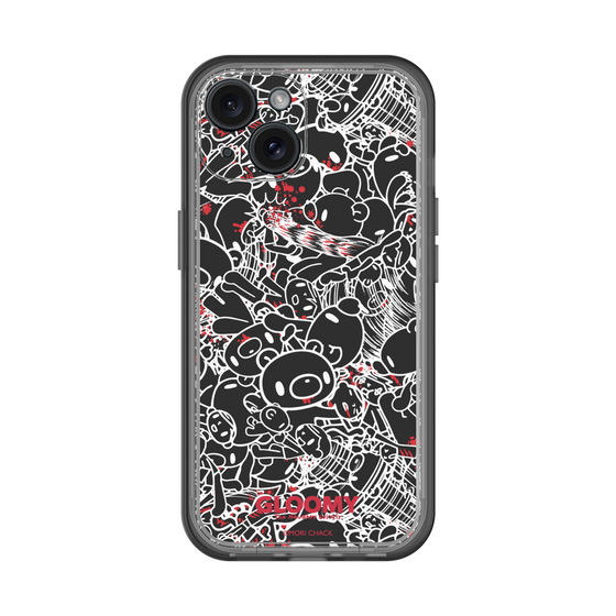 Slim Protection Premium Case［ Gloomy - Pattern - Black ］