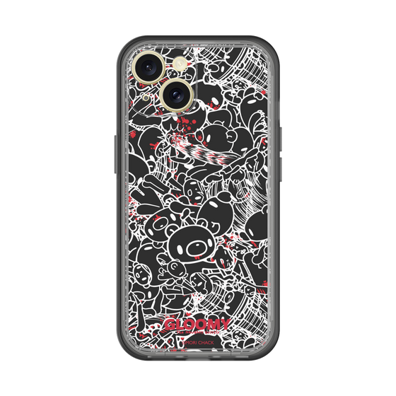 Slim Protection Premium Case［ Gloomy - Pattern - Black ］