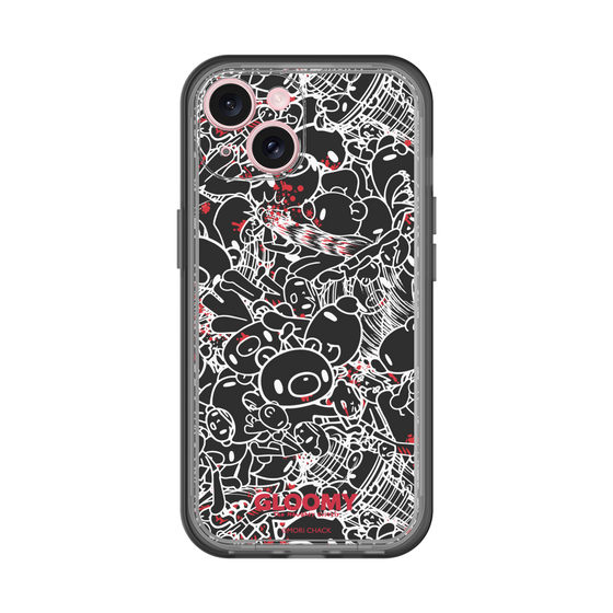 Slim Protection Premium Case［ Gloomy - Pattern - Black ］