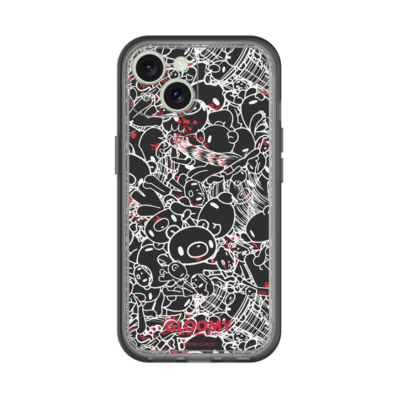 Slim Protection Premium Case［ Gloomy - Pattern - Black ］