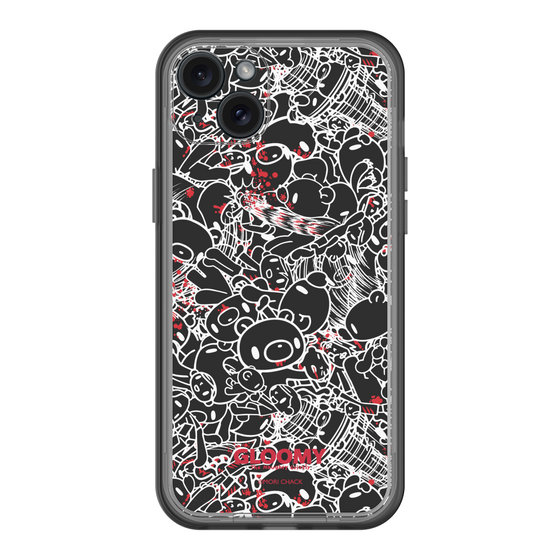 Slim Protection Premium Case［ Gloomy - Pattern - Black ］