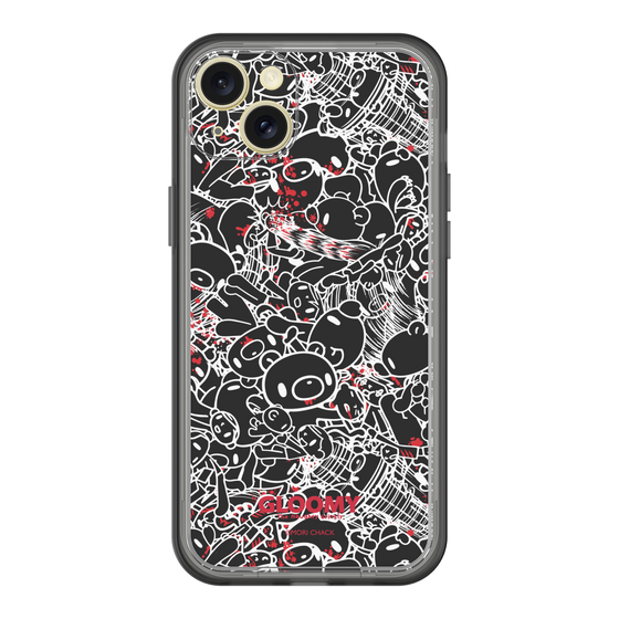 Slim Protection Premium Case［ Gloomy - Pattern - Black ］