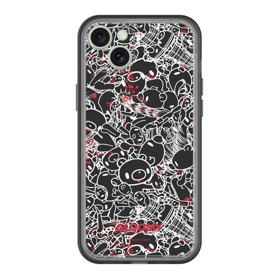 Slim Protection Premium Case［ Gloomy - Pattern - Black ］