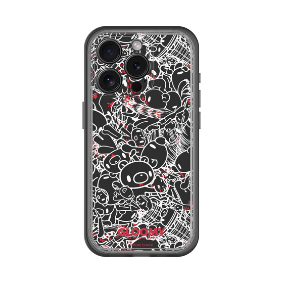 Slim Protection Premium Case［ Gloomy - Pattern - Black ］