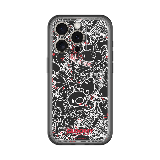 Slim Protection Premium Case［ Gloomy - Pattern - Black ］