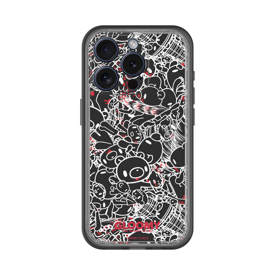 Slim Protection Premium Case［ Gloomy - Pattern - Black ］