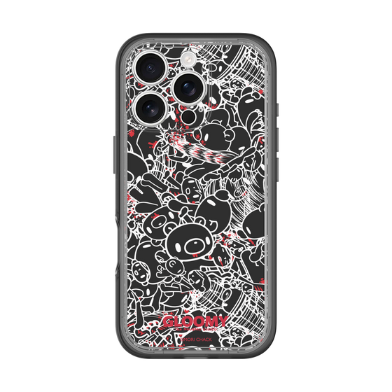 Slim Protection Premium Case［ Gloomy - Pattern - Black ］