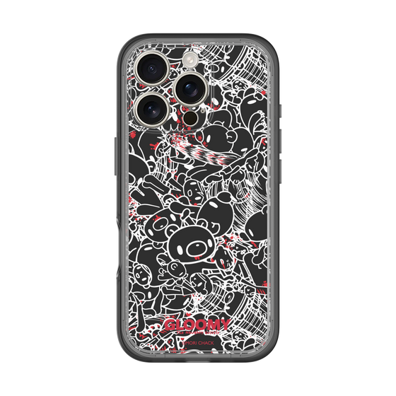 Slim Protection Premium Case［ Gloomy - Pattern - Black ］