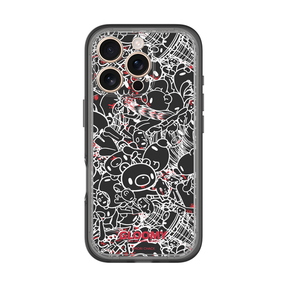 Slim Protection Premium Case［ Gloomy - Pattern - Black ］