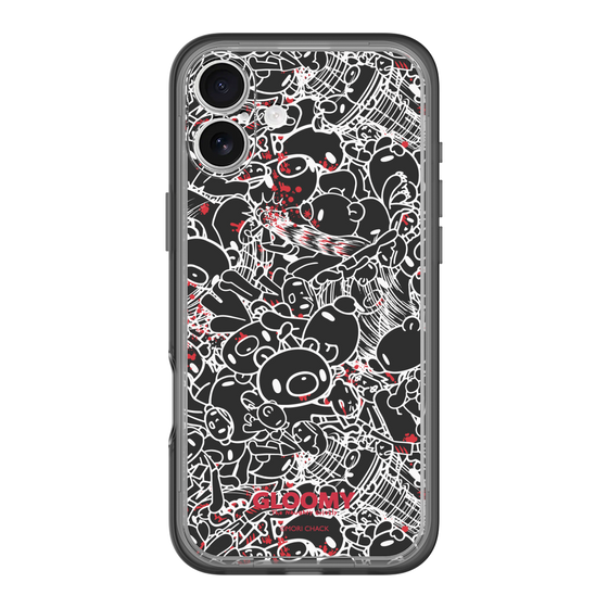 Slim Protection Premium Case［ Gloomy - Pattern - Black ］