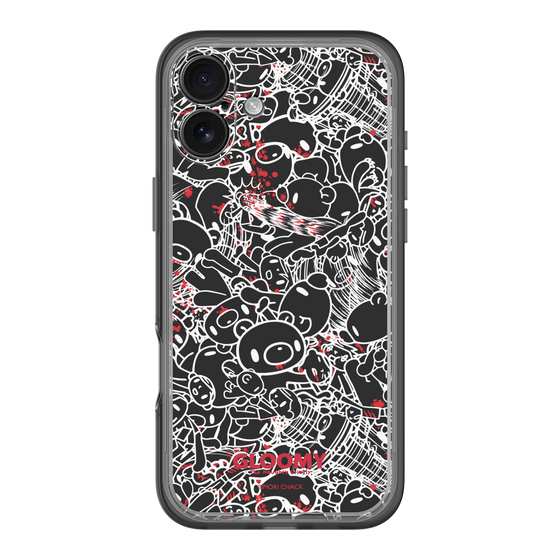 Slim Protection Premium Case［ Gloomy - Pattern - Black ］