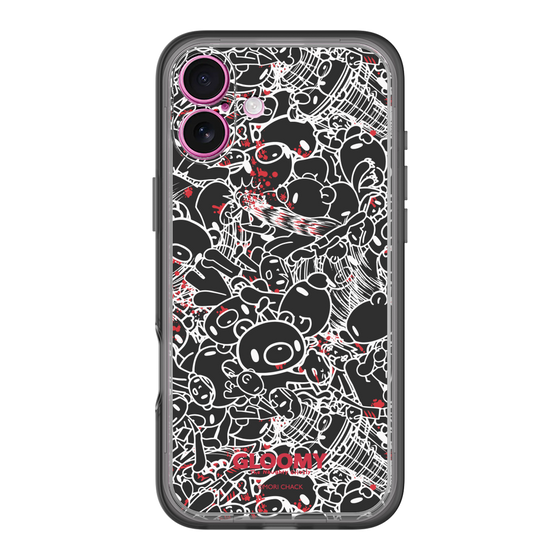 Slim Protection Premium Case［ Gloomy - Pattern - Black ］