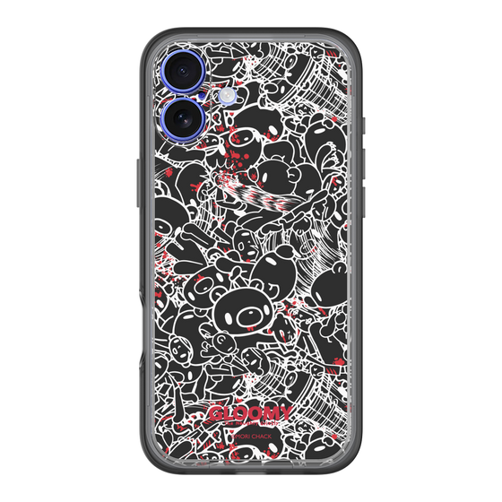 Slim Protection Premium Case［ Gloomy - Pattern - Black ］