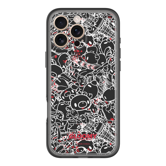 Slim Protection Premium Case［ Gloomy - Pattern - Black ］