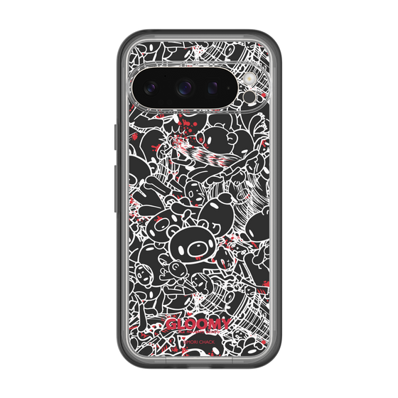Slim Protection Premium Case［ Gloomy - Pattern - Black ］