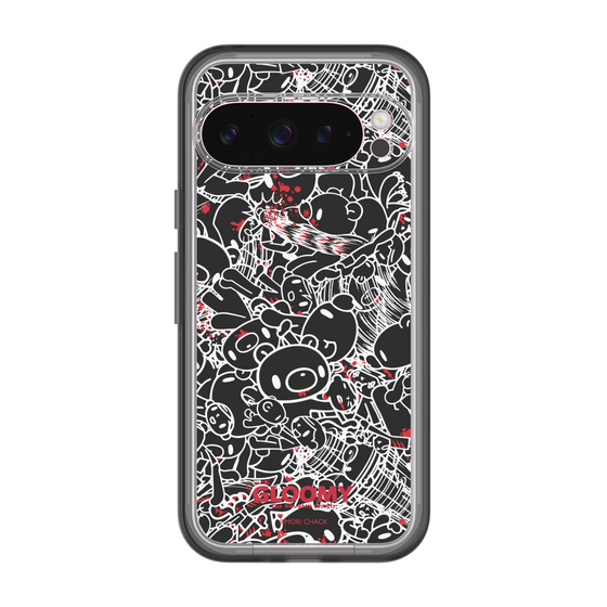 Slim Protection Premium Case［ Gloomy - Pattern - Black ］