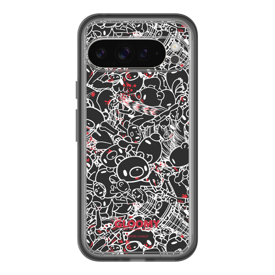 Slim Protection Premium Case［ Gloomy - Pattern - Black ］