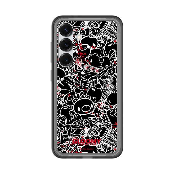 Slim Protection Premium Case［ Gloomy - Pattern - Black ］