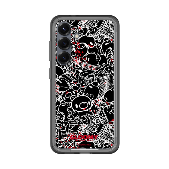 Slim Protection Premium Case［ Gloomy - Pattern - Black ］