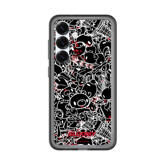 Slim Protection Premium Case［ Gloomy - Pattern - Black ］